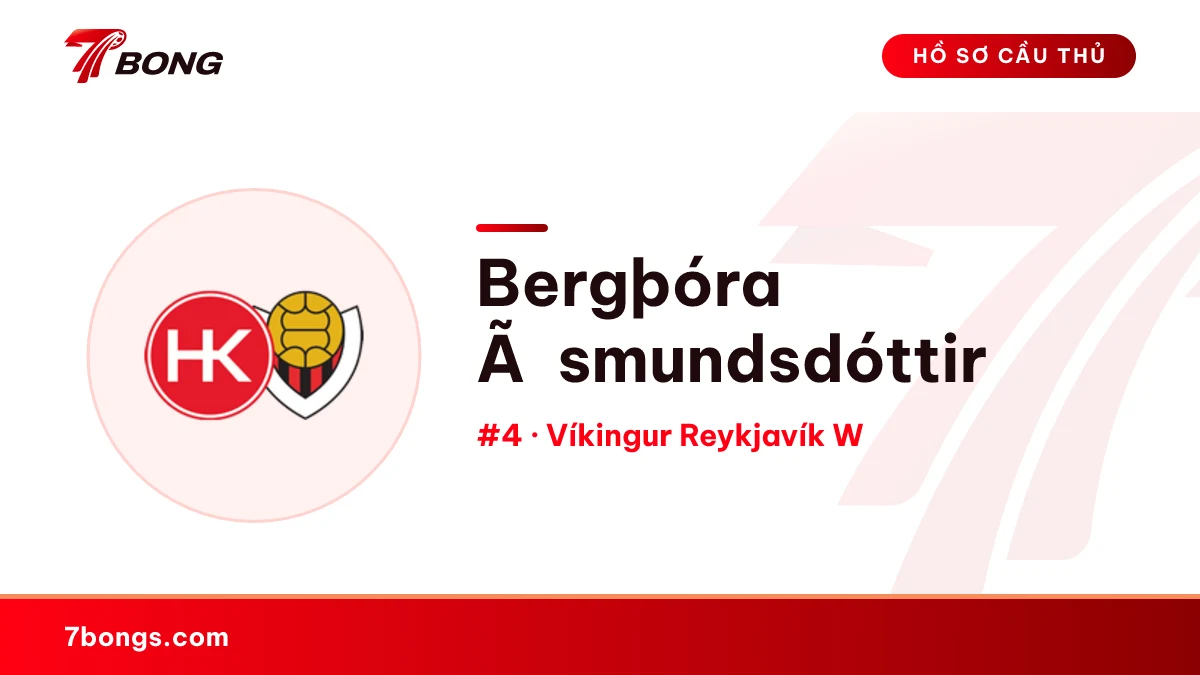 Bergþóra Ãsmundsdóttir — Víkingur Reykjavík W
