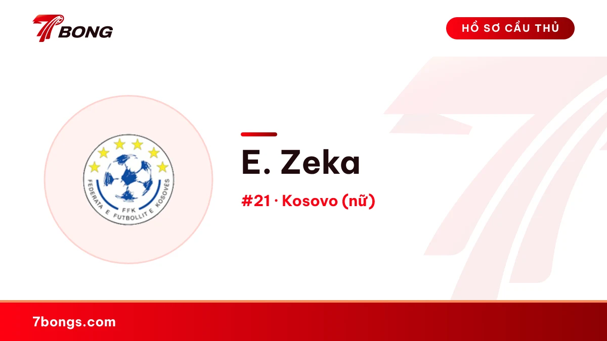 E. Zeka — Kosovo (nữ)