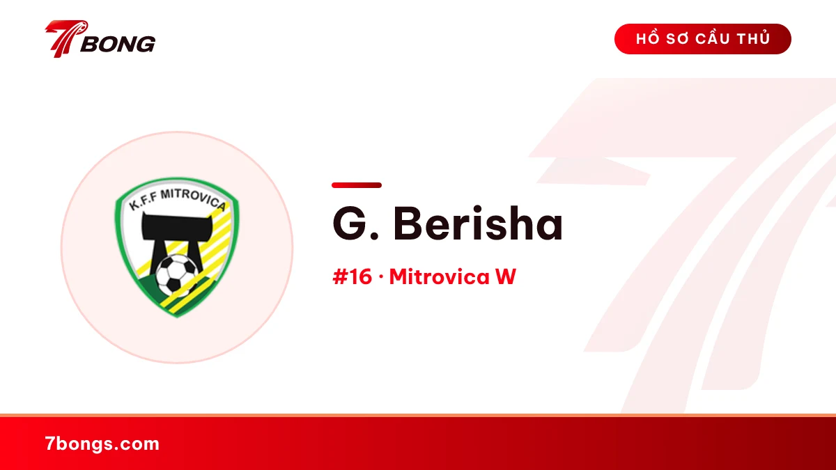 G. Berisha — Mitrovica W