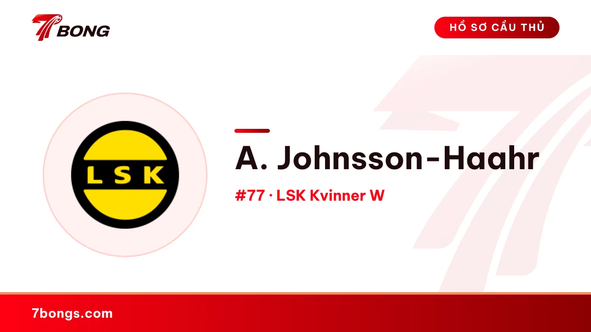 A. Johnsson-Haahr — LSK Kvinner W