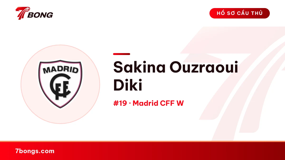 Sakina Ouzraoui Diki — Madrid CFF W