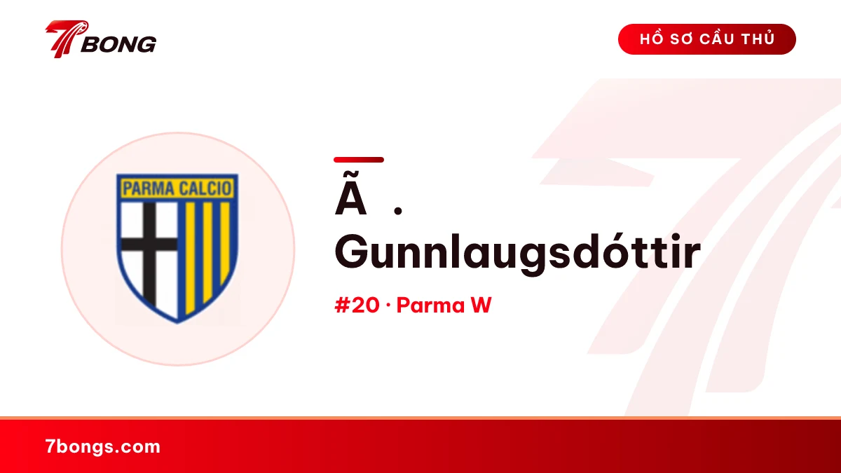 Ã. Gunnlaugsdóttir — Parma W