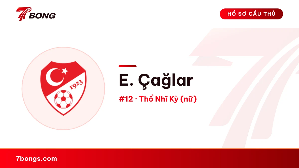 E. Çağlar — Thổ Nhĩ Kỳ (nữ)