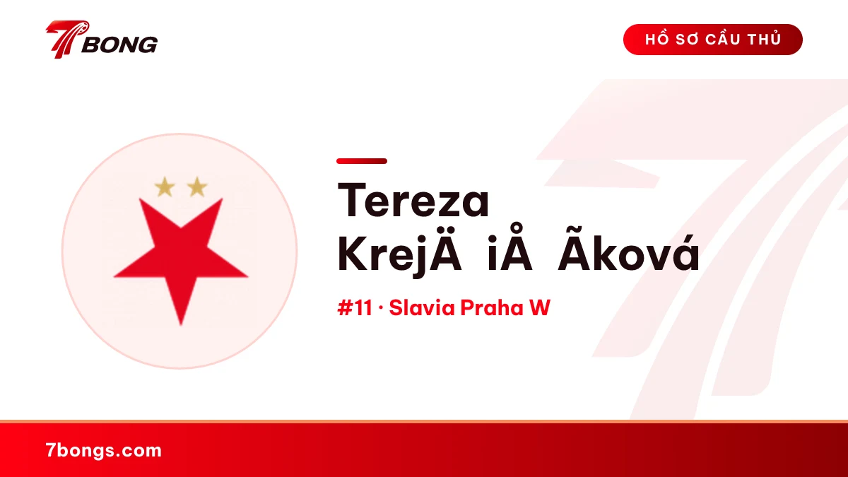 Tereza KrejÄiÅÃ­ková — Slavia Praha W