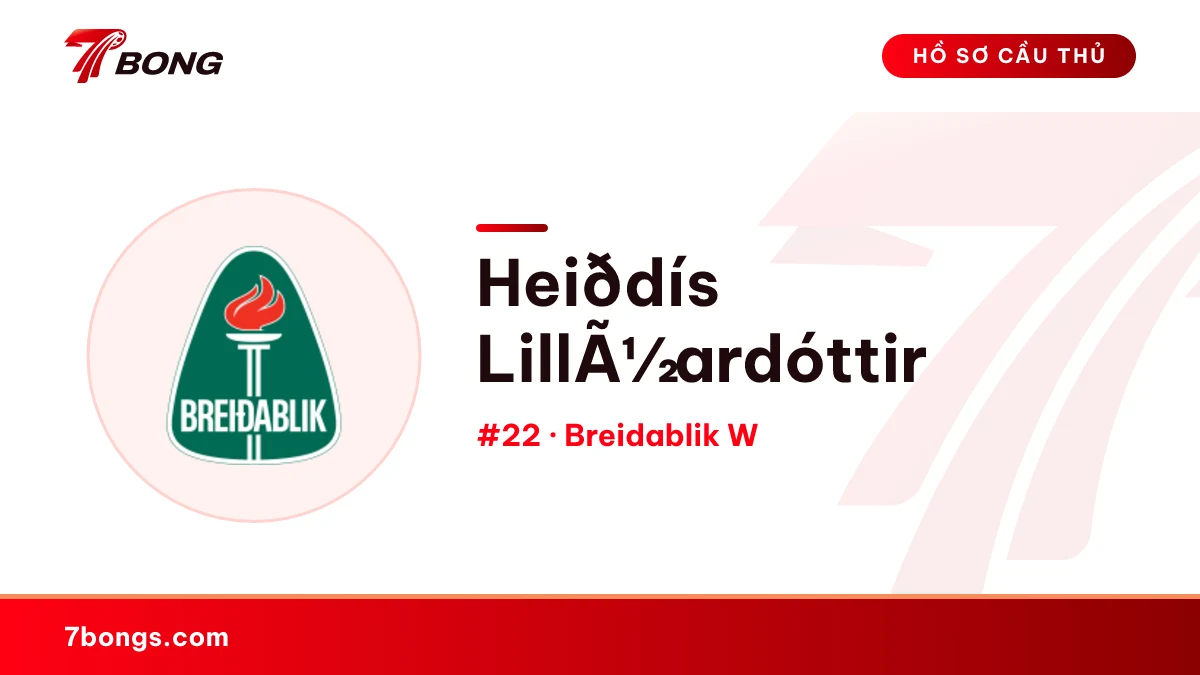 Heiðdís LillÃ½ardóttir — Breidablik W