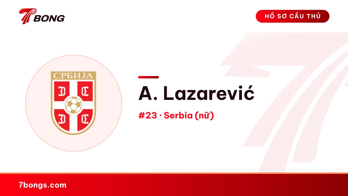 A. Lazarević — Serbia (nữ)