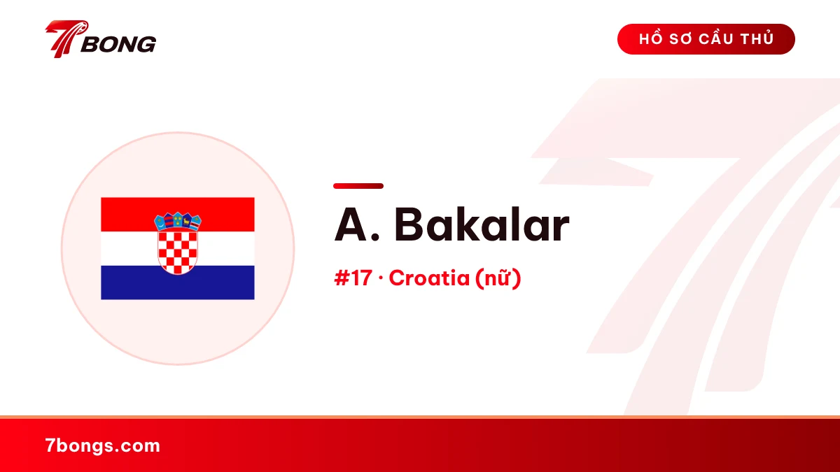 A. Bakalar — Croatia (nữ)