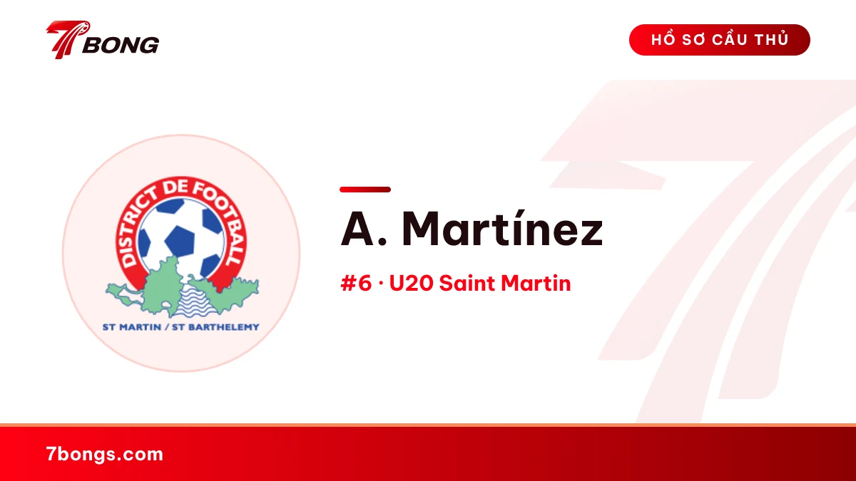 A. Martínez — U20 Saint Martin