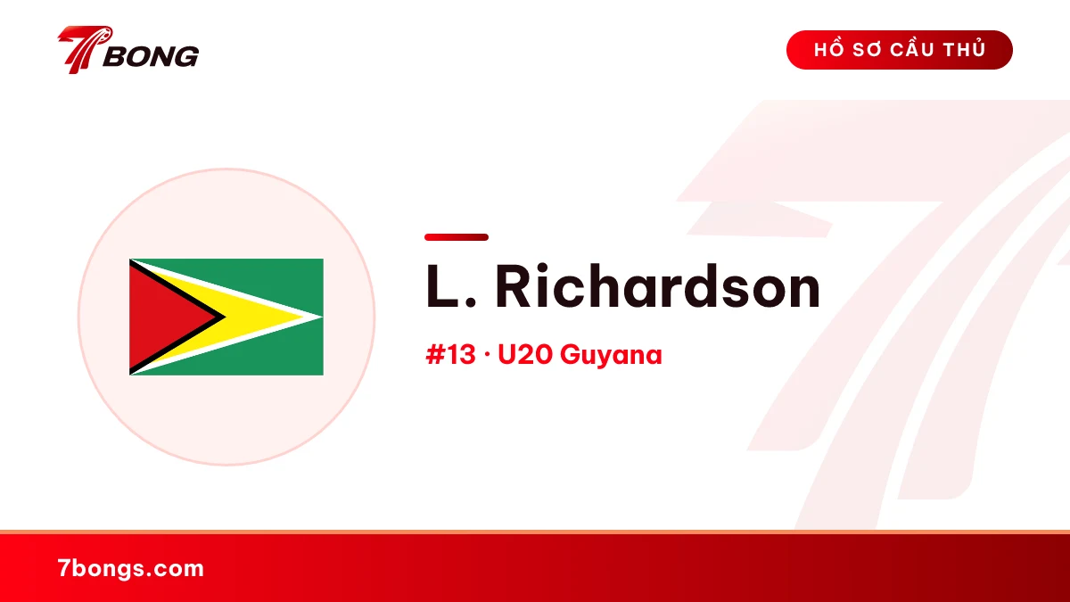 L. Richardson — U20 Guyana