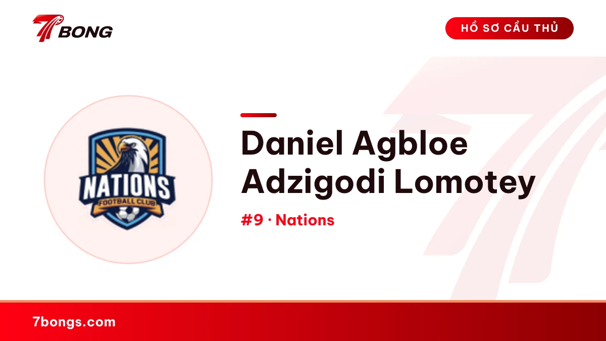 Daniel Agbloe Adzigodi Lomotey — Nations