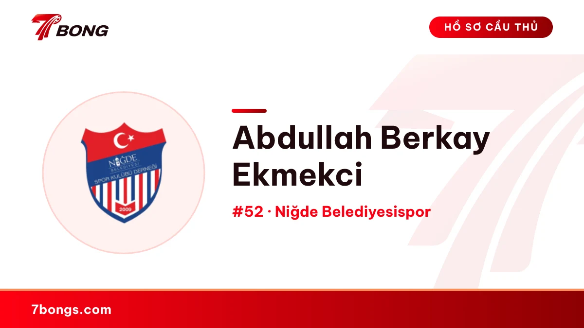 Abdullah Berkay Ekmekci — Niğde Belediyesispor
