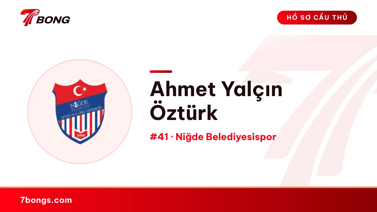 Ahmet Yalçın Öztürk — Niğde Belediyesispor
