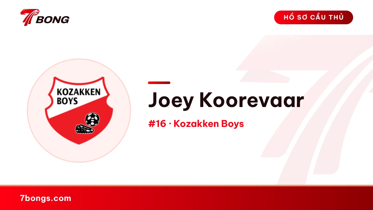 Joey Koorevaar — Kozakken Boys