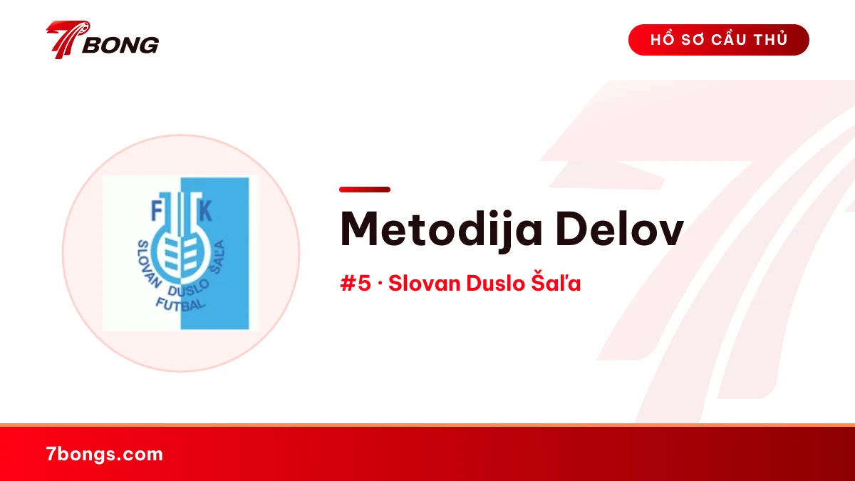 Metodija Delov — Slovan Duslo Šaľa