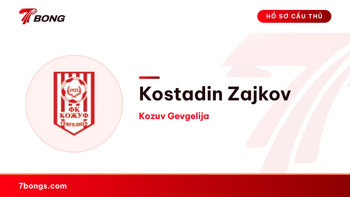 Kostadin Zajkov — Kozuv Gevgelija