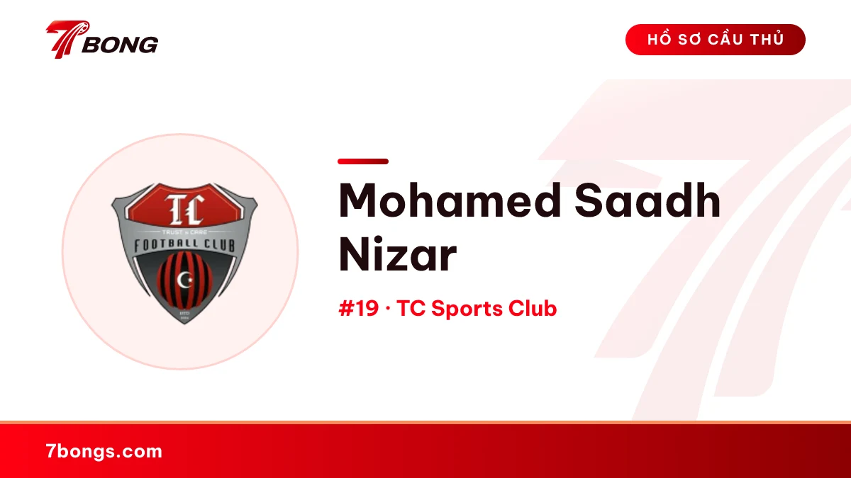 Mohamed Saadh Nizar — TC Sports Club