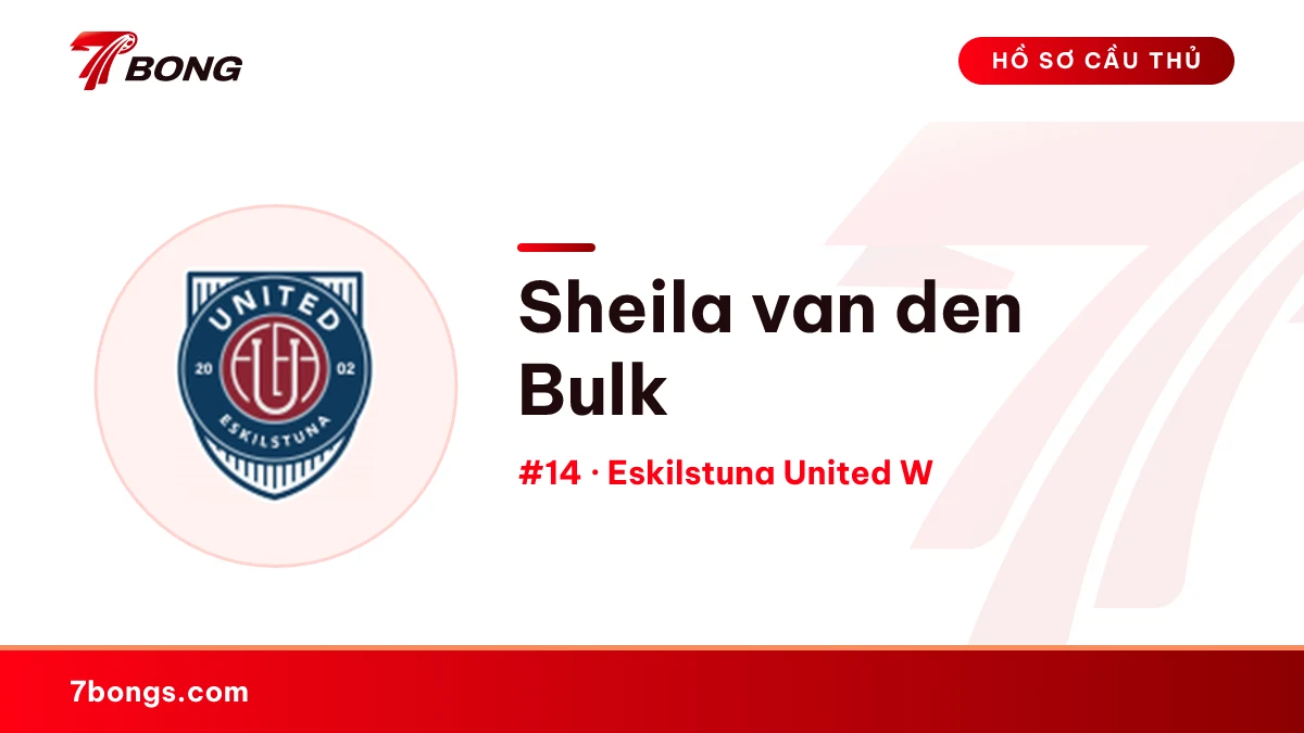 Sheila van den Bulk — Eskilstuna United W