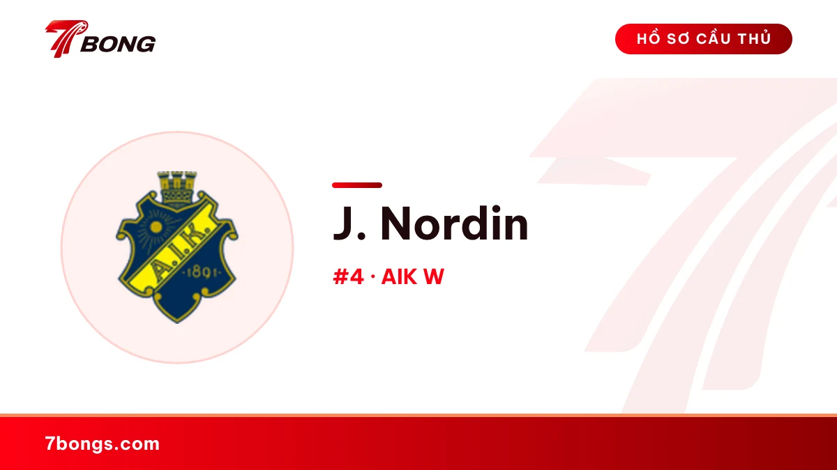 J. Nordin — AIK W