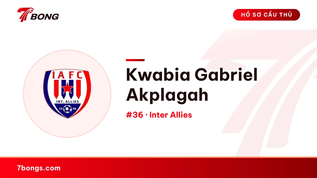 Kwabia Gabriel Akplagah — Inter Allies