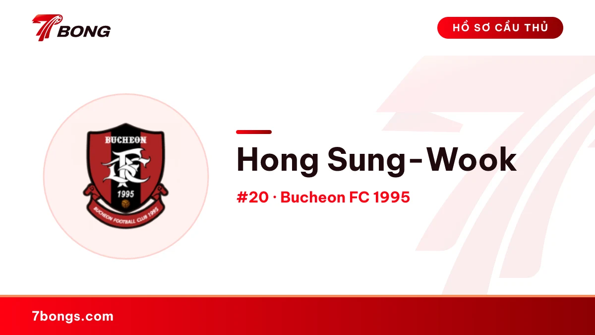 Hong Sung-Wook — Bucheon FC 1995