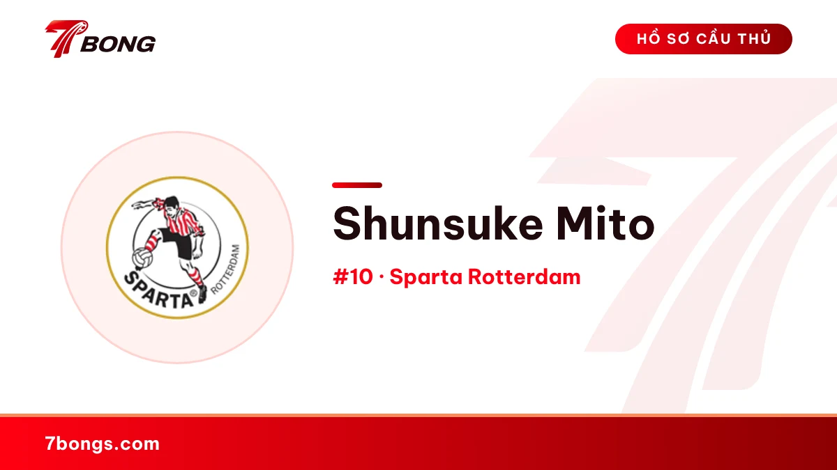 Shunsuke Mito — Sparta Rotterdam