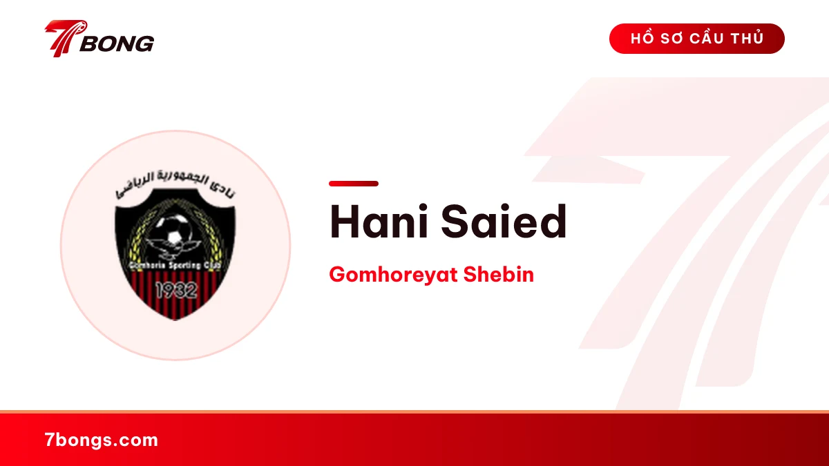 Hani Saied — Gomhoreyat Shebin