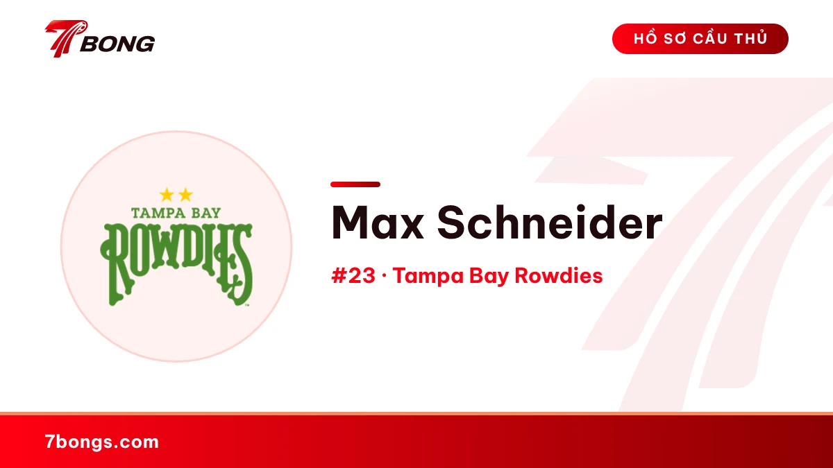 Max Schneider — Tampa Bay Rowdies