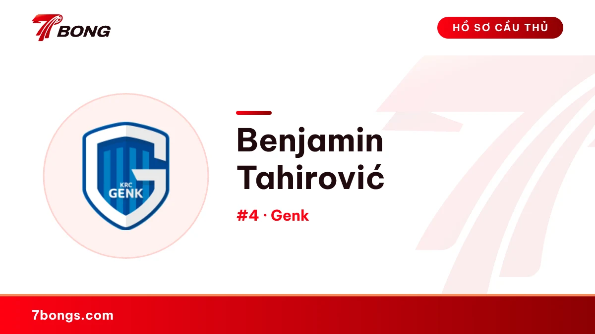 Benjamin Tahirović — Genk