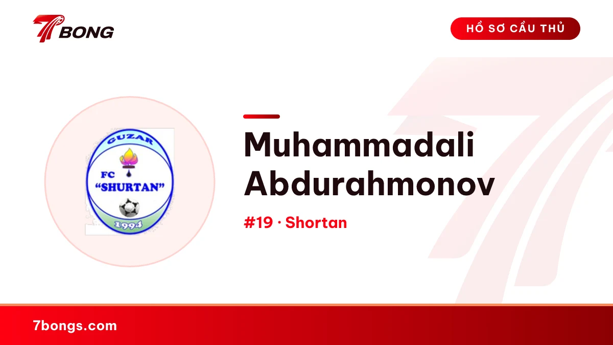 Muhammadali Abdurahmonov — Shortan