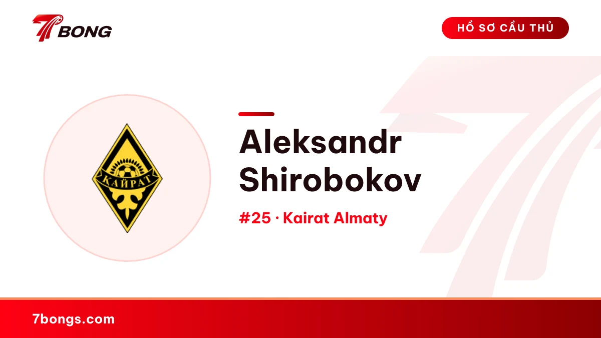 Aleksandr Shirobokov — Kairat Almaty