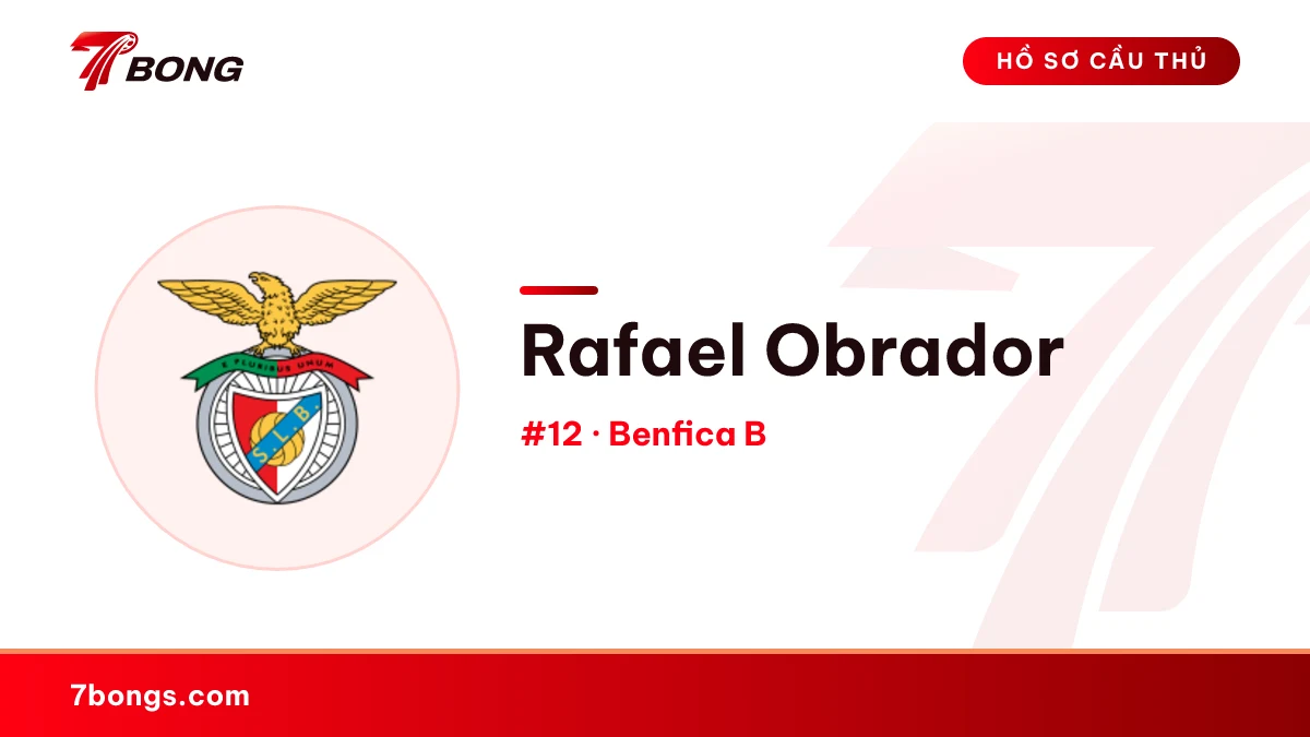 Rafael Obrador — Benfica B