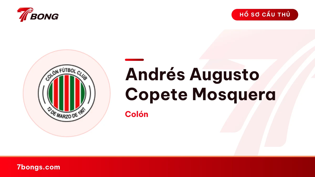 Andrés Augusto Copete Mosquera — Colón
