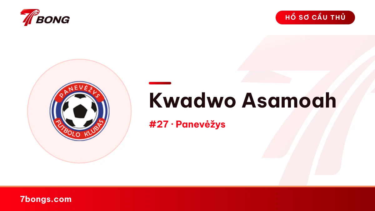 Kwadwo Asamoah — Panevėžys