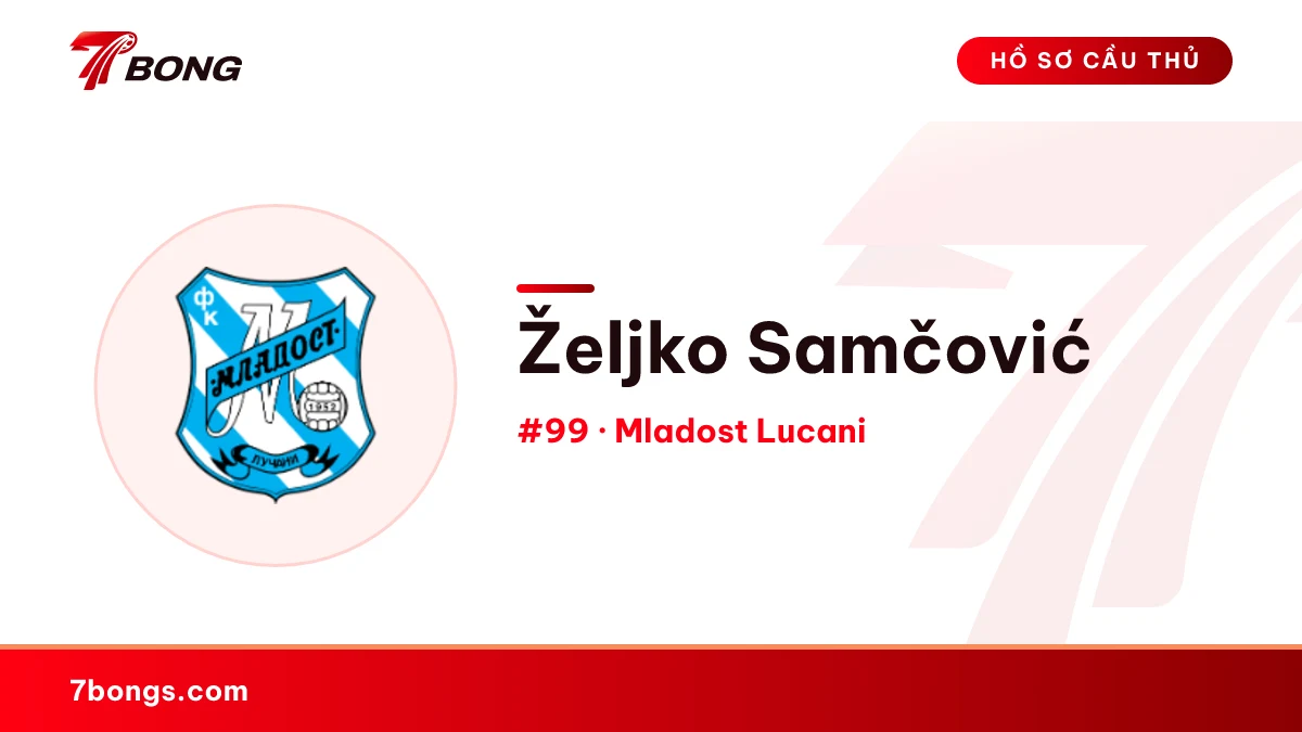 Željko Samčović — Mladost Lucani