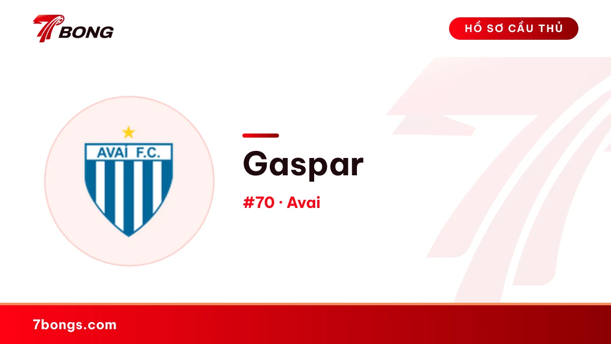 Gaspar — Avai