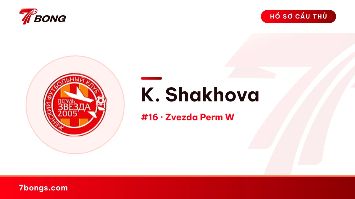 K. Shakhova — Zvezda Perm W