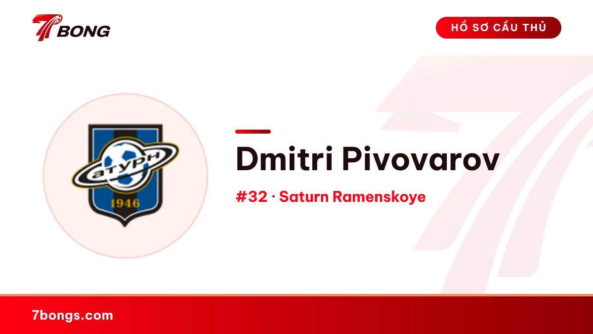 Dmitri Pivovarov — Saturn Ramenskoye