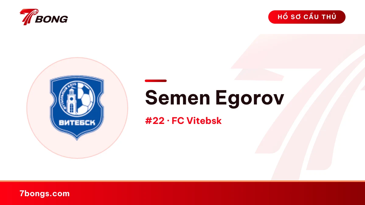 Semen Egorov — FC Vitebsk