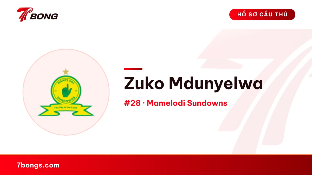 Zuko Mdunyelwa — Mamelodi Sundowns
