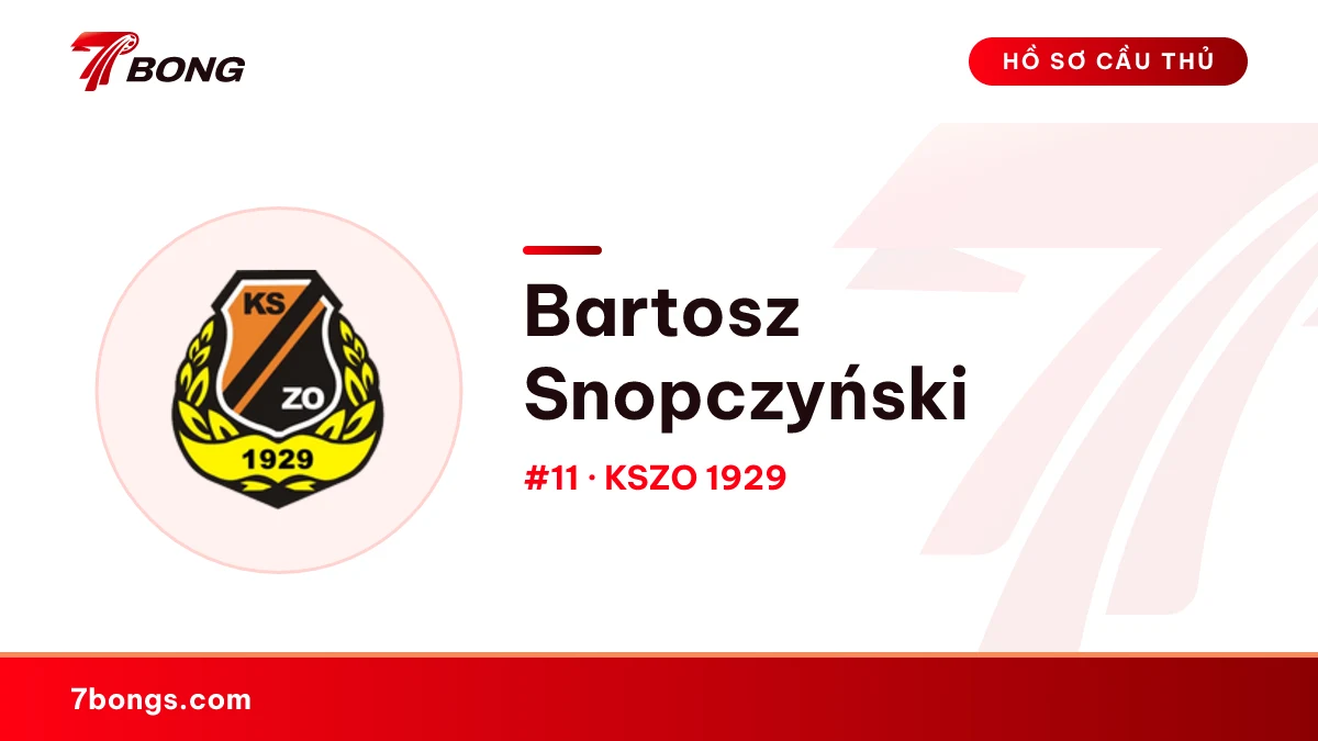 Bartosz Snopczyński — KSZO 1929