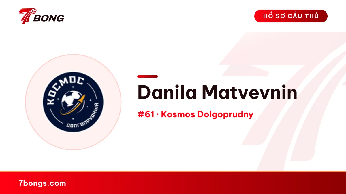 Danila Matvevnin — Kosmos Dolgoprudny
