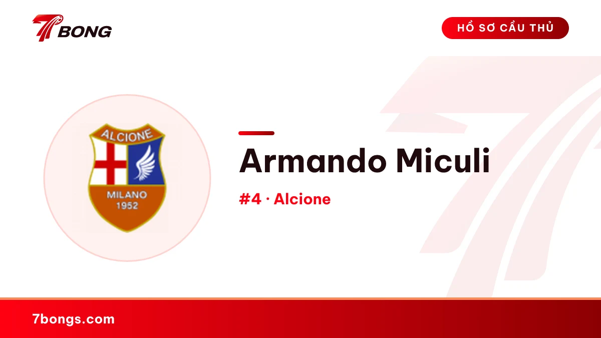 Armando Miculi — Alcione