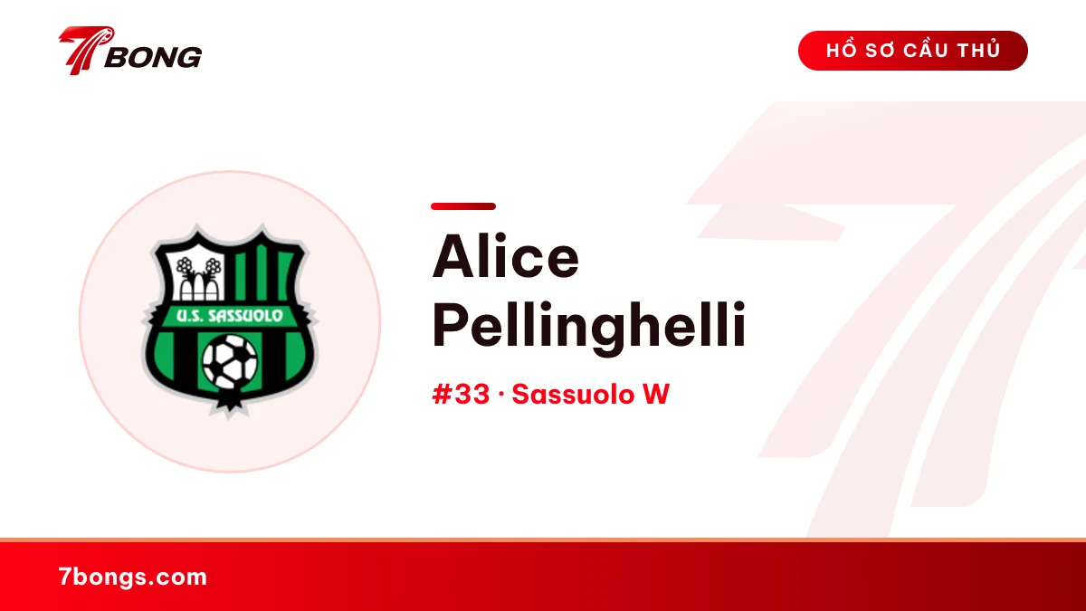 Alice Pellinghelli — Sassuolo W