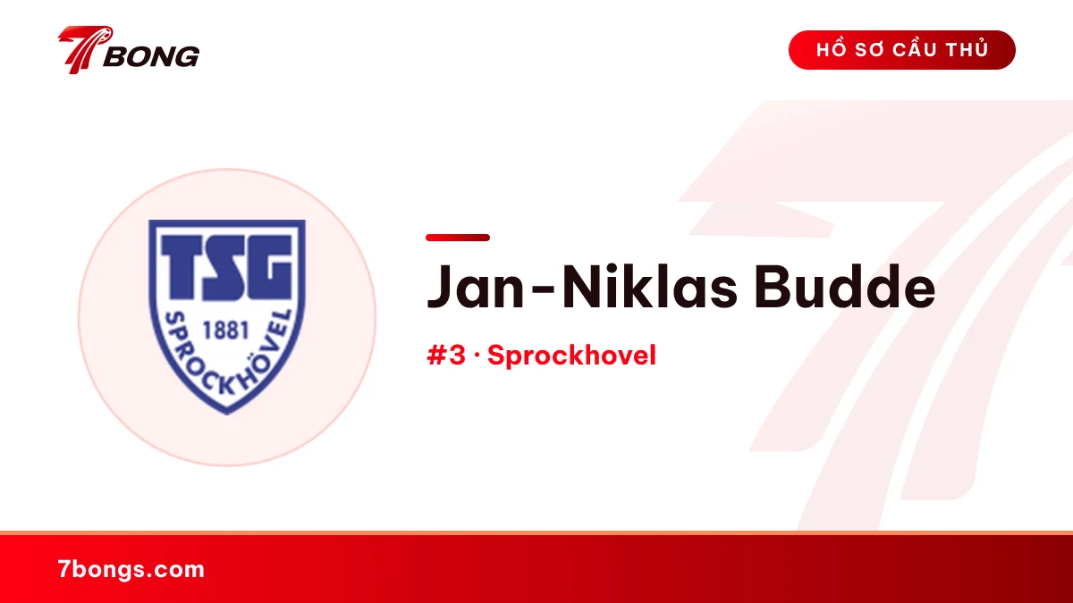 Jan-Niklas Budde — Sprockhovel