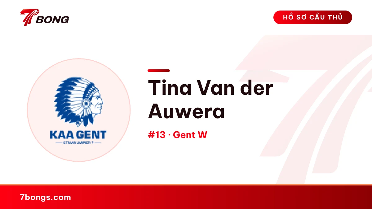 Tina Van der Auwera — Gent W
