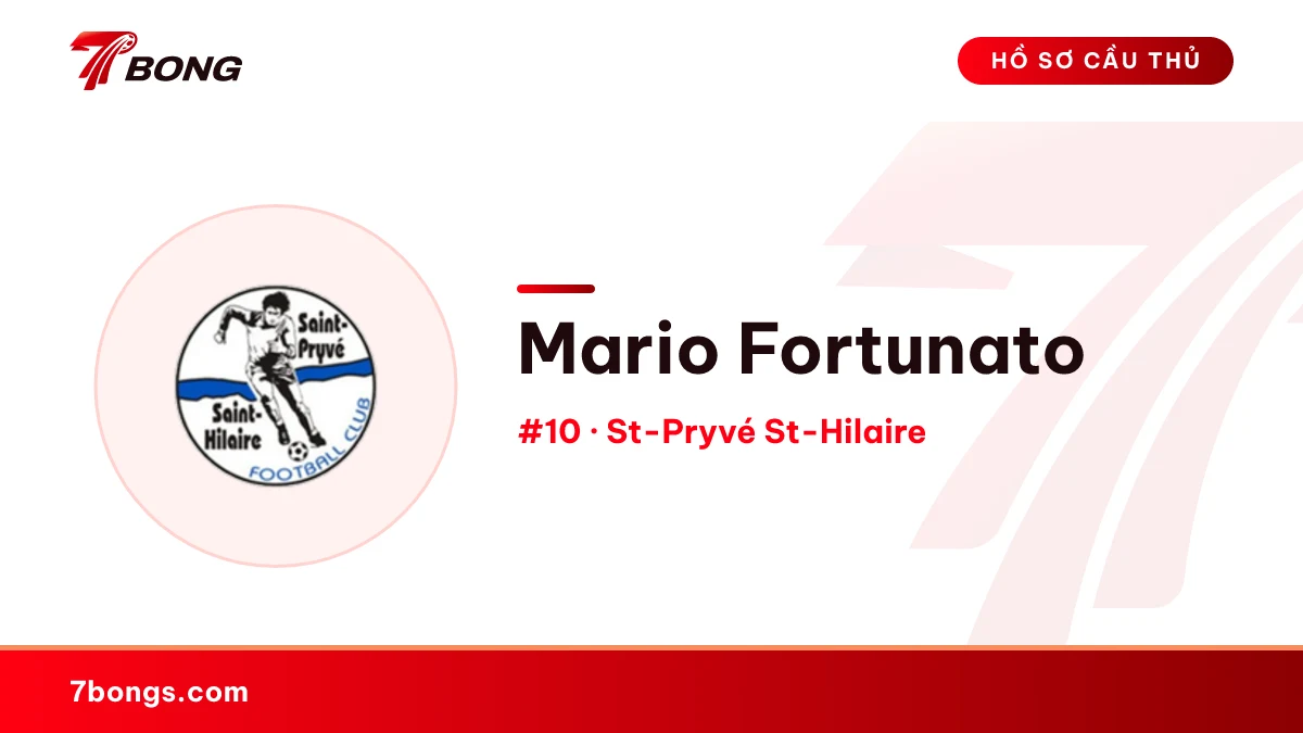 Mario Fortunato — St-Pryvé St-Hilaire