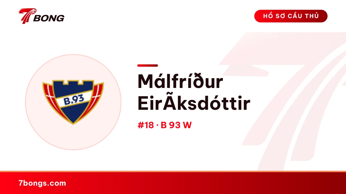 Málfríður EirÃ­ksdóttir — B 93 W