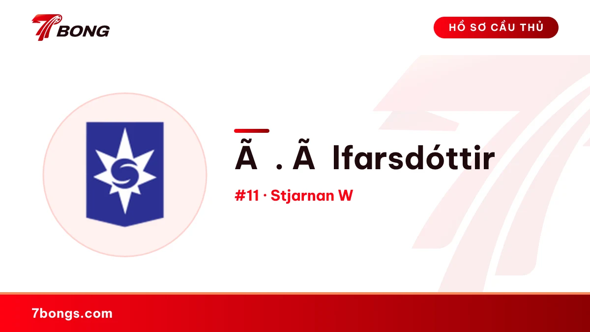 Ã. Ãlfarsdóttir — Stjarnan W