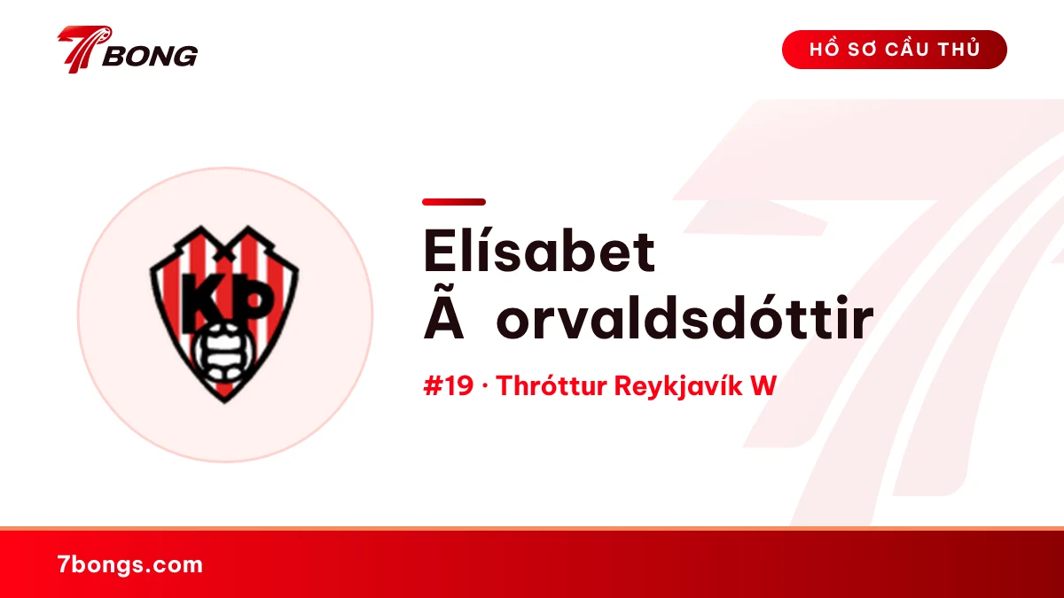 Elísabet Ãorvaldsdóttir — Thróttur Reykjavík W
