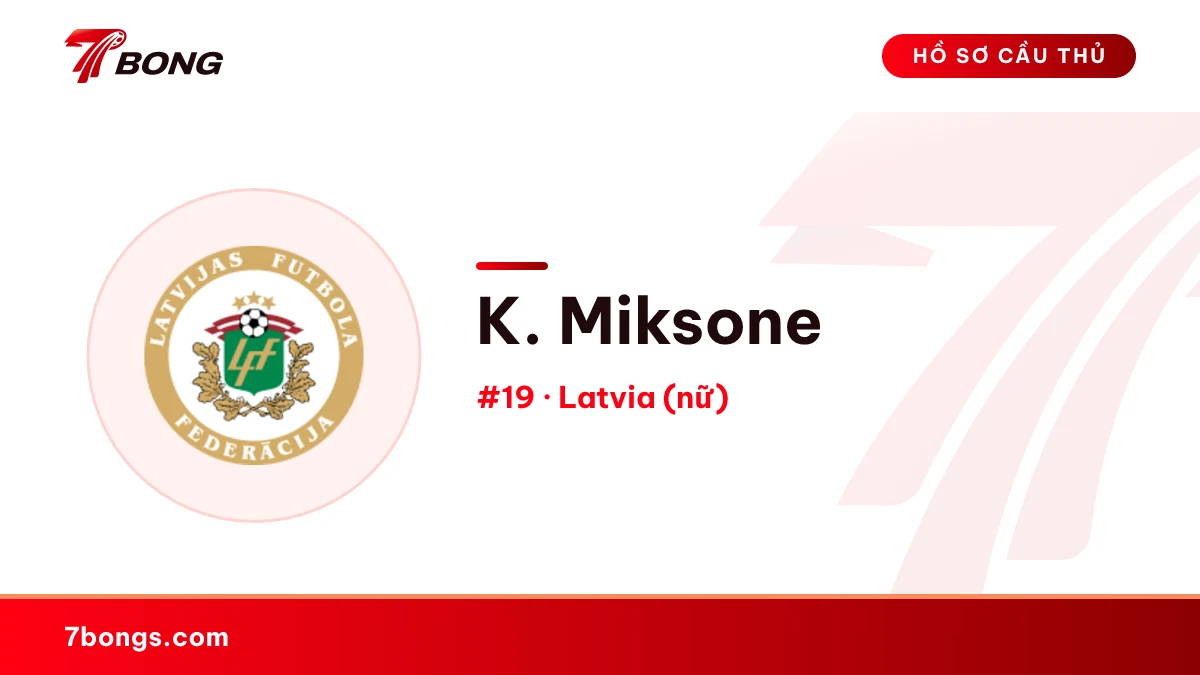 K. Miksone — Latvia (nữ)